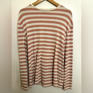 Zara Man Red and White Striped Shirt